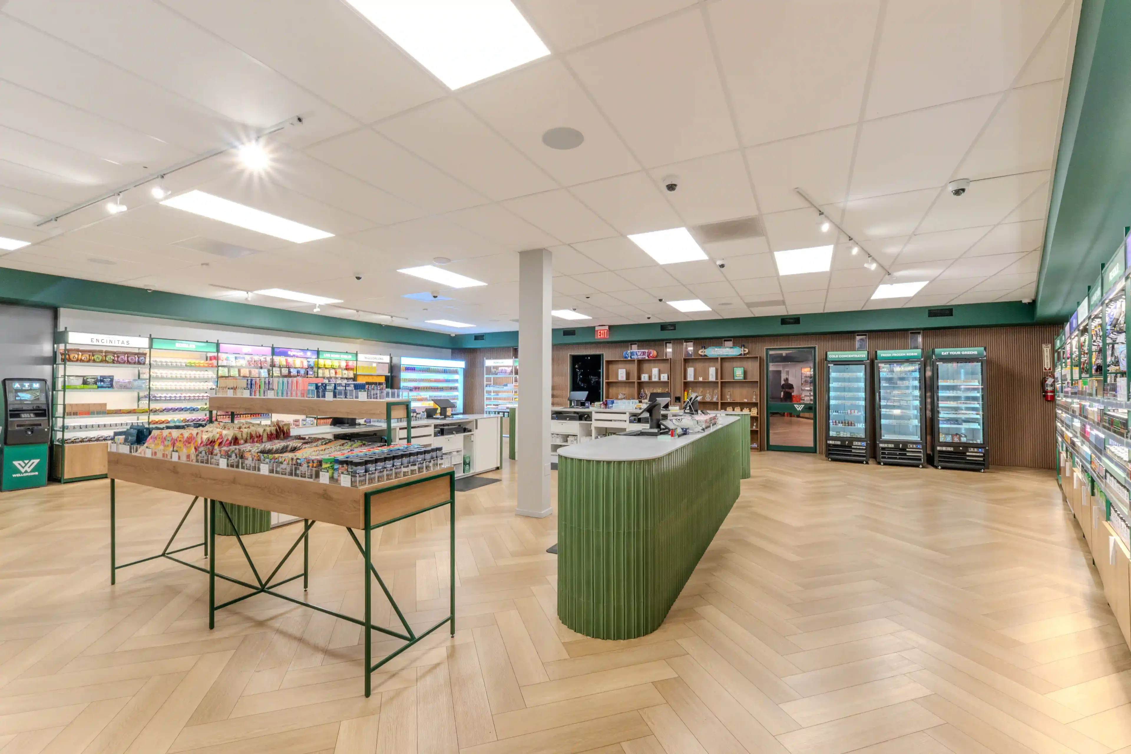 Inside Wellgreens Encinitas dispensary in Encinitas 1