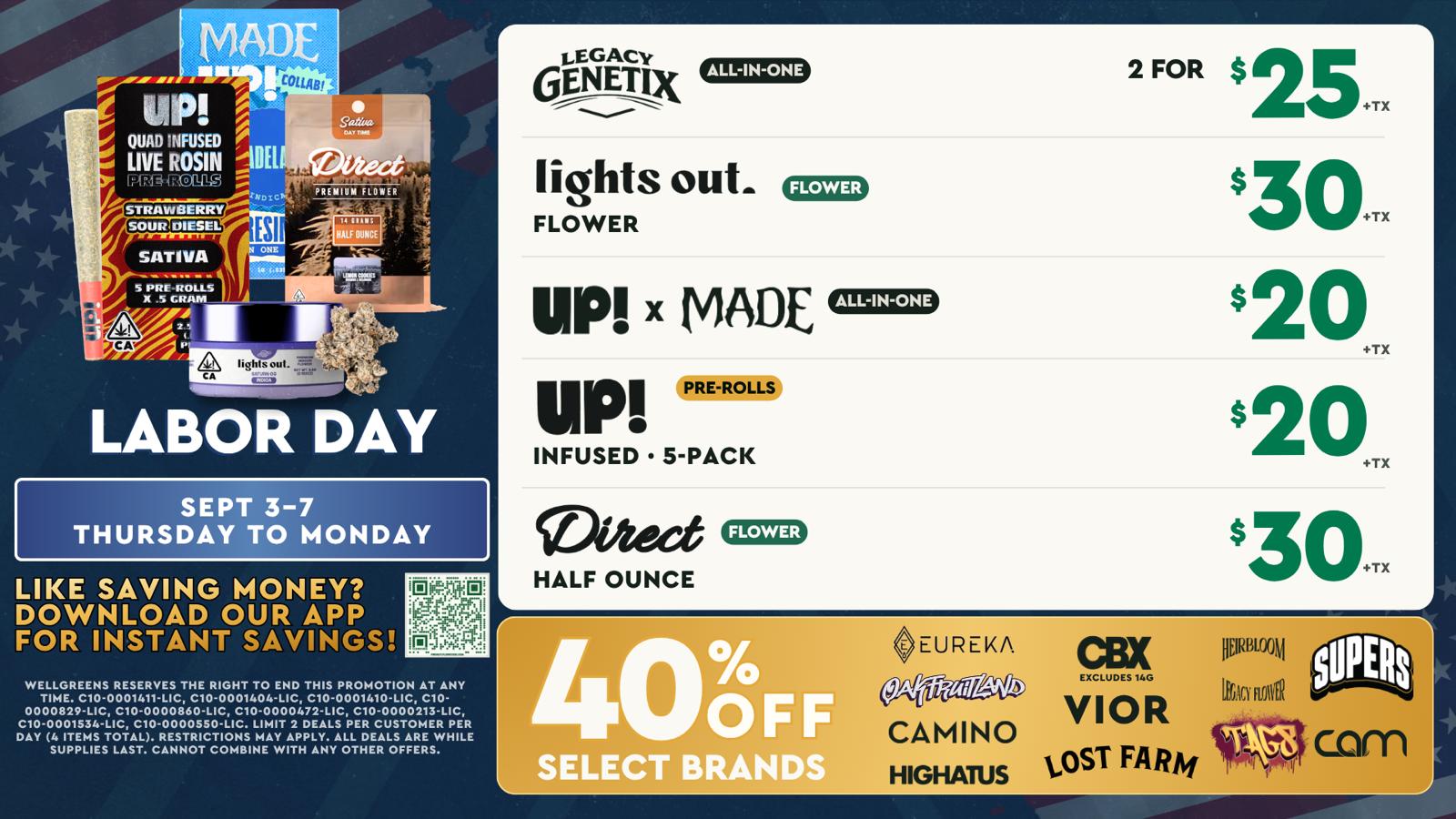 Labor Day Deal