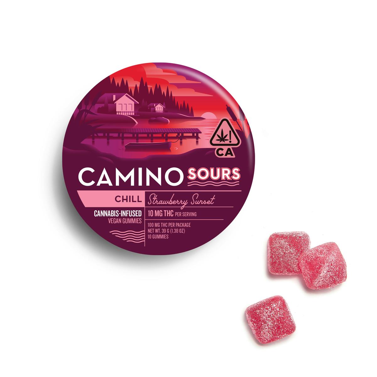 Camino Sours 'Chill' Strawberry Sunset