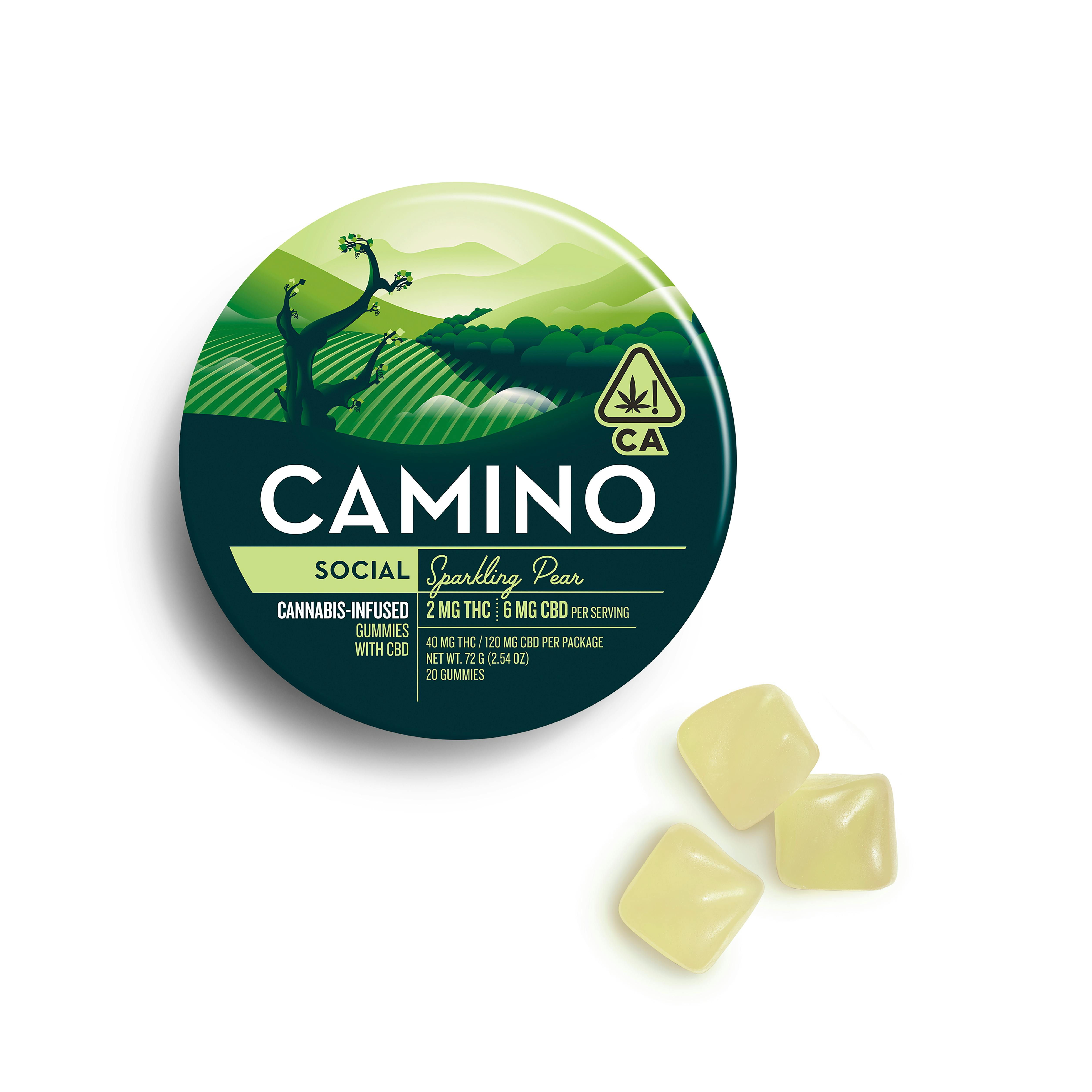 Camino Sparkling Pear Gummies