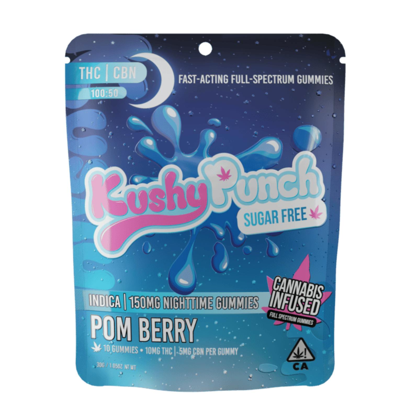Kushy Punch - Pom Berry 10:5 THC:CBN Sugar Free