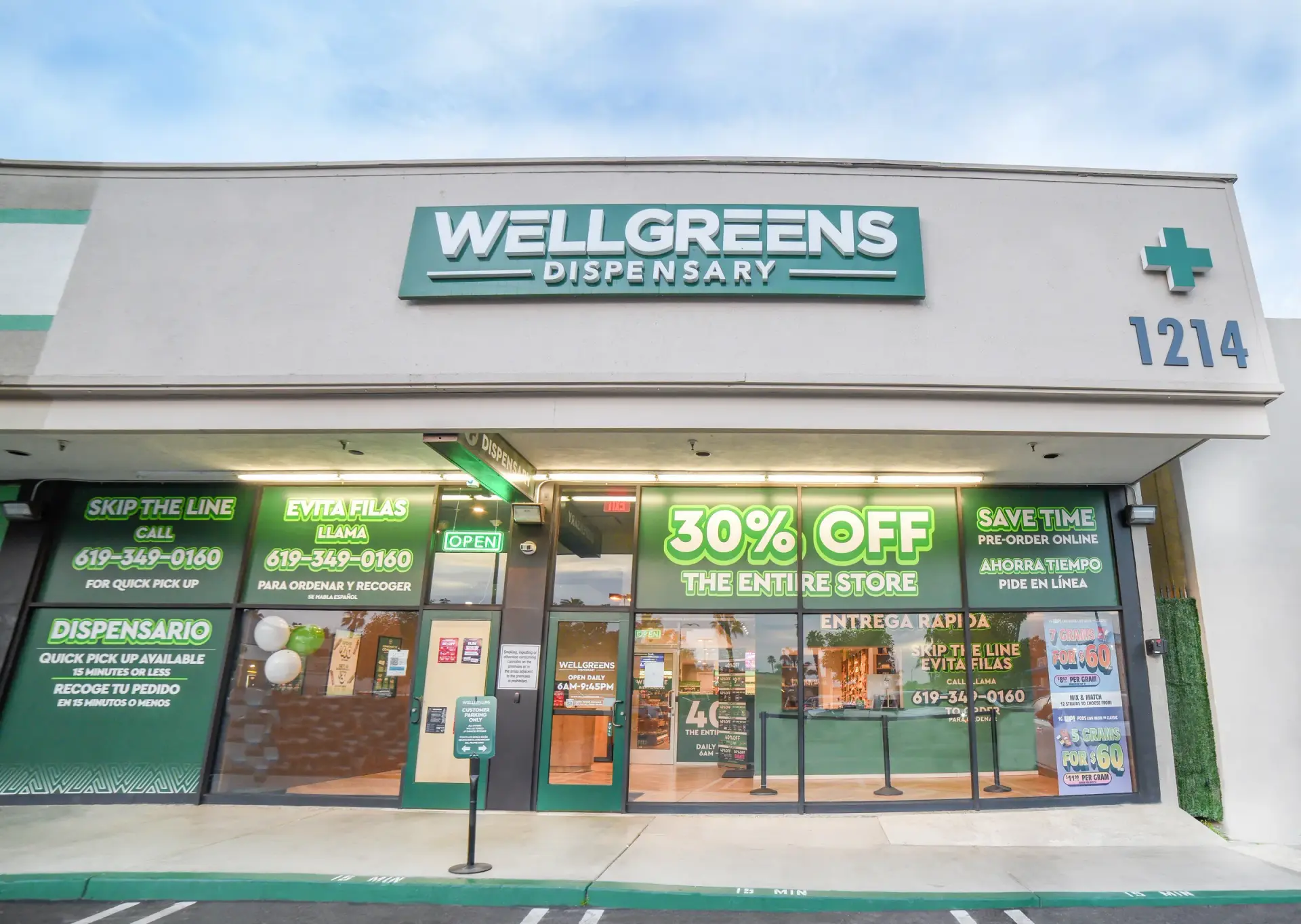 Inside Wellgreens Chula Vista dispensary in Chula Vista 1