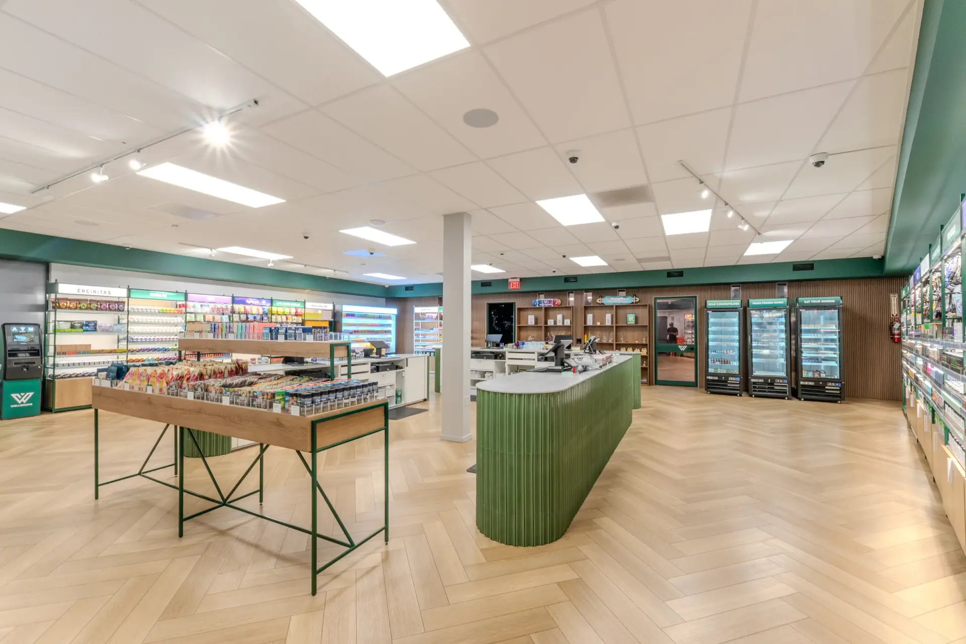 Inside Wellgreens Encinitas dispensary in Encinitas 1