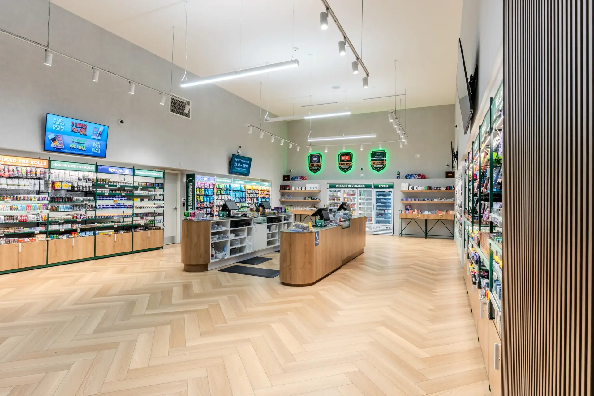 Inside Wellgreens Kearny Mesa dispensary in San Diego 1